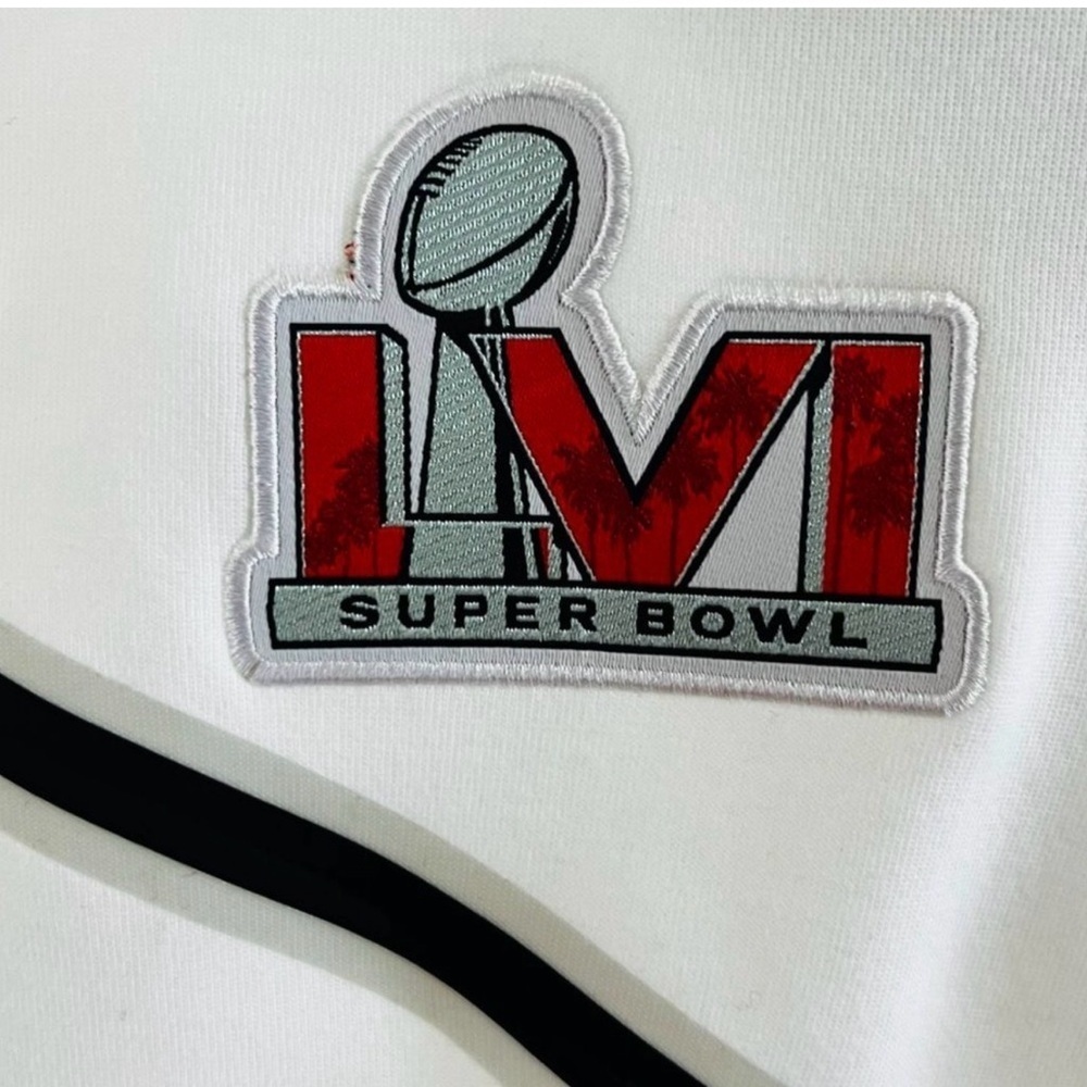 Men's Cincinnati Bengals Nike White Super Bowl LVI White Diamond tech zip up - Picture 3 of 6